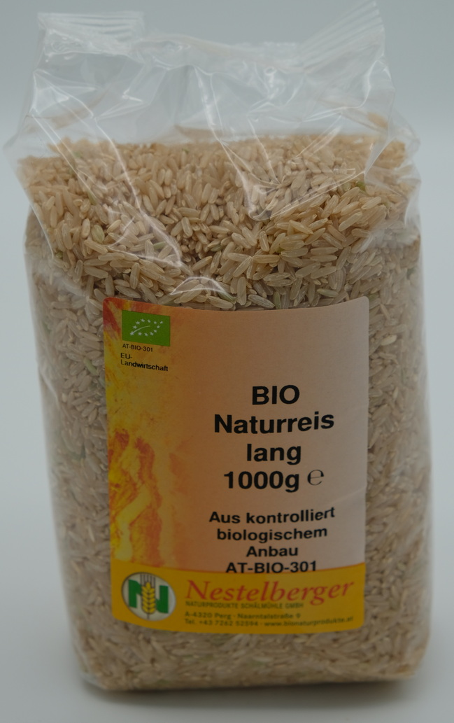 Naturreis, lang, 1kg