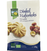 Dinkel-Hafer Kekse, 125g