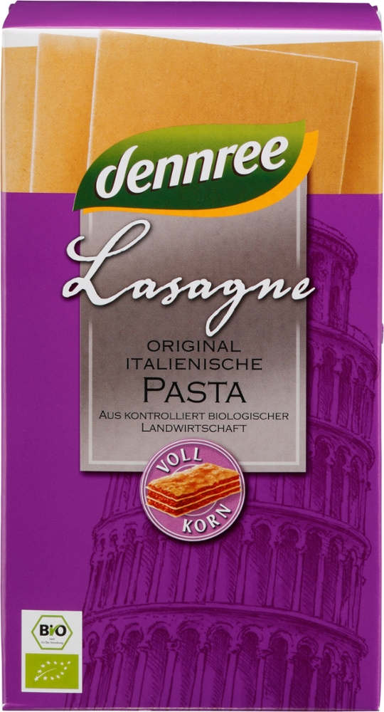 Lasagneblätter, Vollkorn, 250g