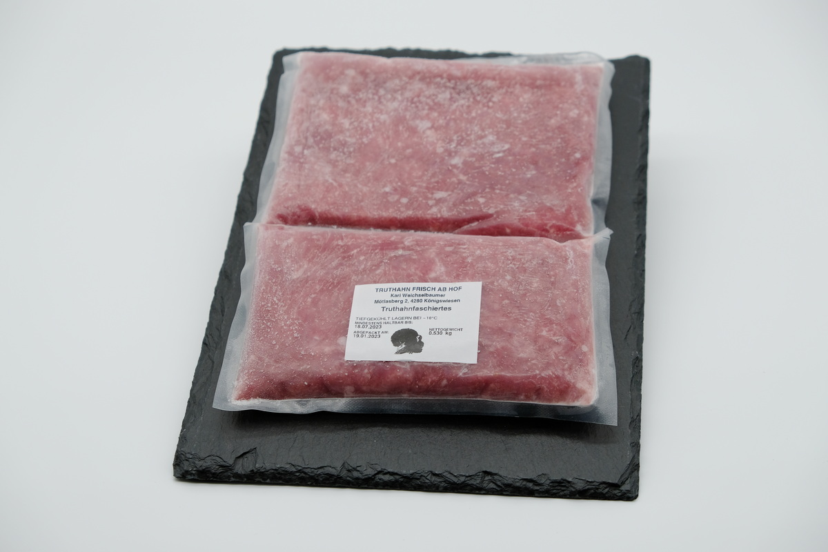 Putenfaschiertes, tiefgekühlt, konventionell