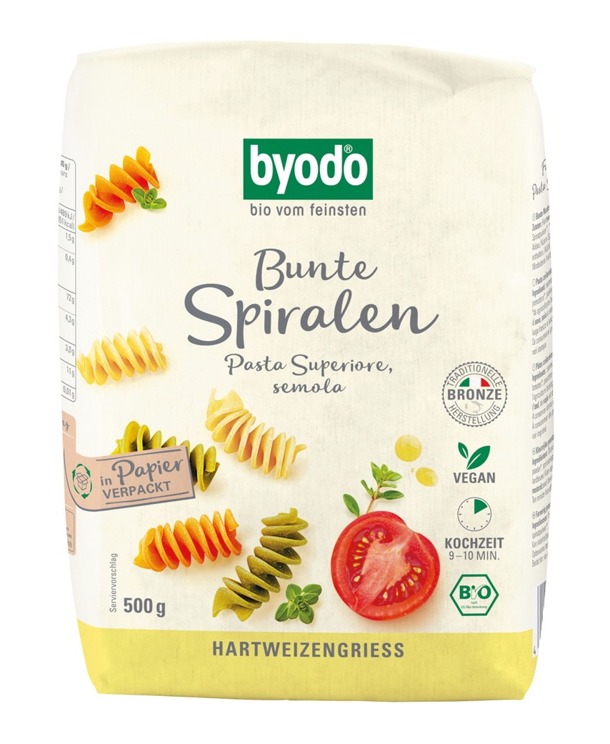 Bunte Spiralen, 500g