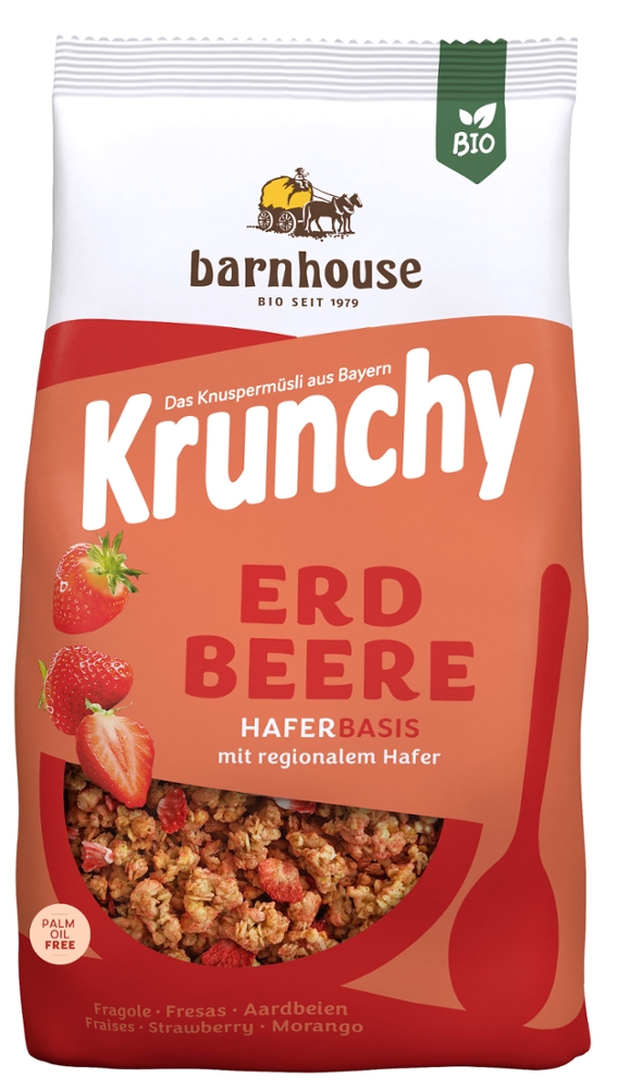 Krunchy, Erdbeere, 375g