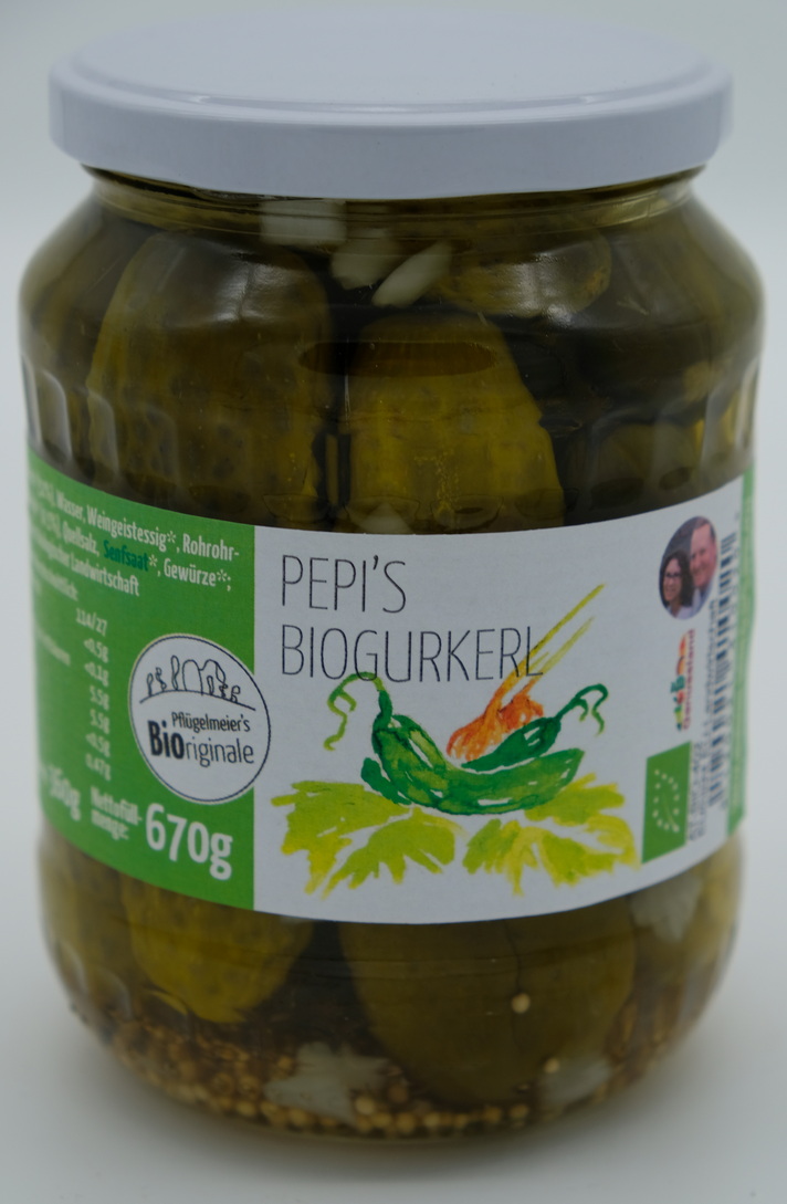 Essiggurkerl im Glas, 670g