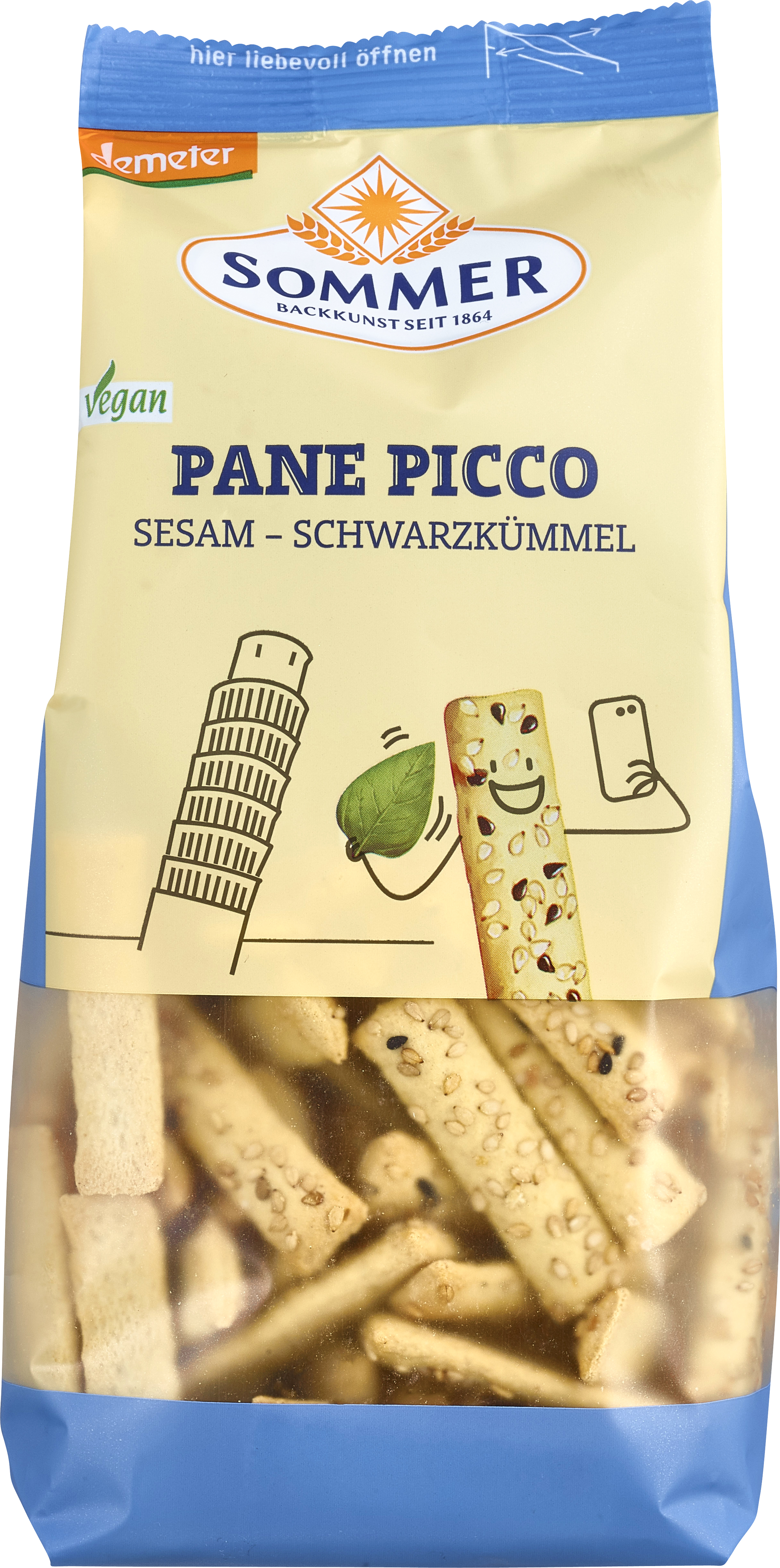 Cracker mit Sesam und Kümmel, 150g