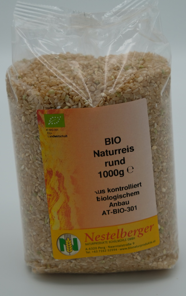 Naturreis, rund, 1kg