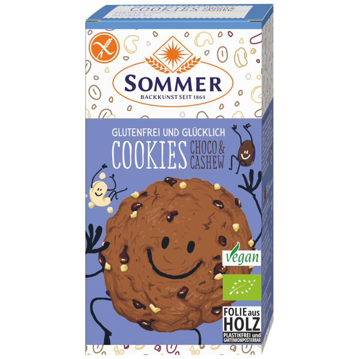 Choco&Cashew Cookies, 125g