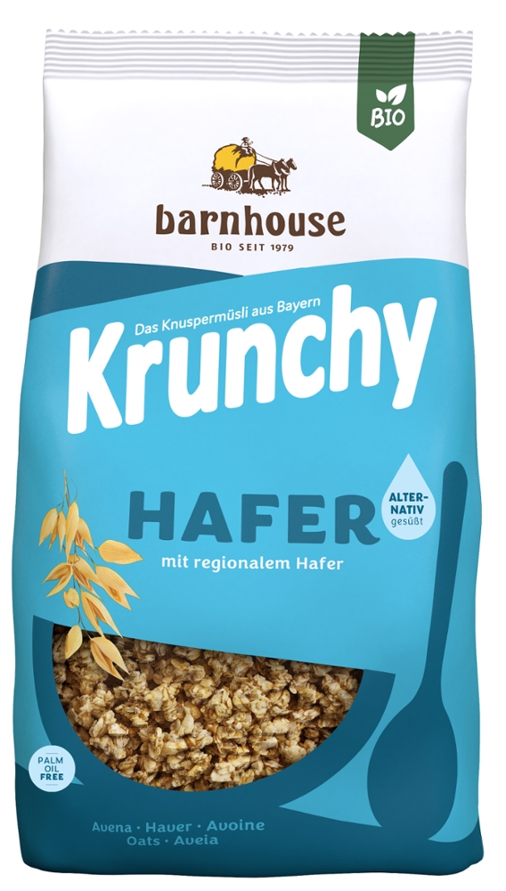 Krunchy, Hafer, 375g