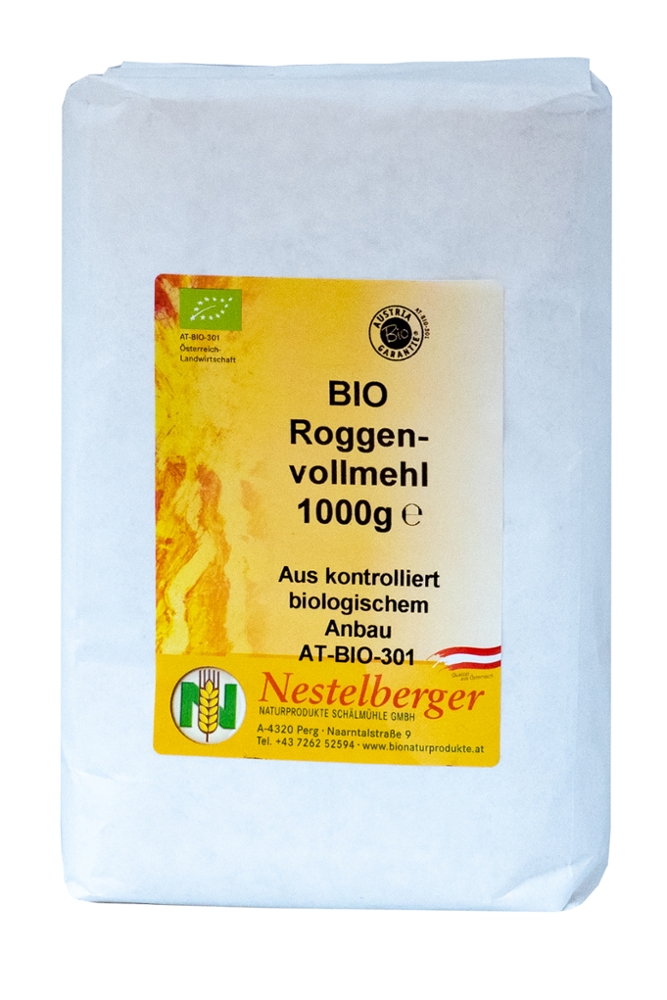Roggenvollmehl, 1kg