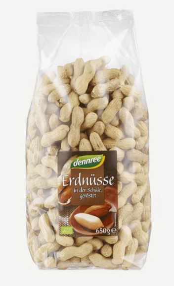 Erdnüsse im Beutel, 650g